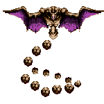 castlevania bloodlines boss gargoyle bat