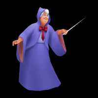 kingdom hearts character fairy godmother