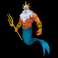 kingdom hearts character king triton