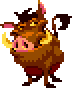 lion king character pumbaa