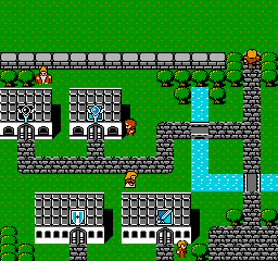 final fantasy nes screenshot